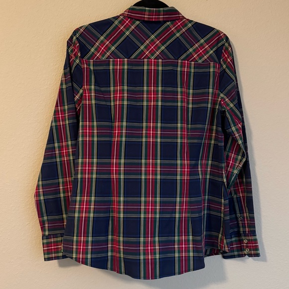 Talbots classic scenic plaid button down shirt - Picture 4 of 4